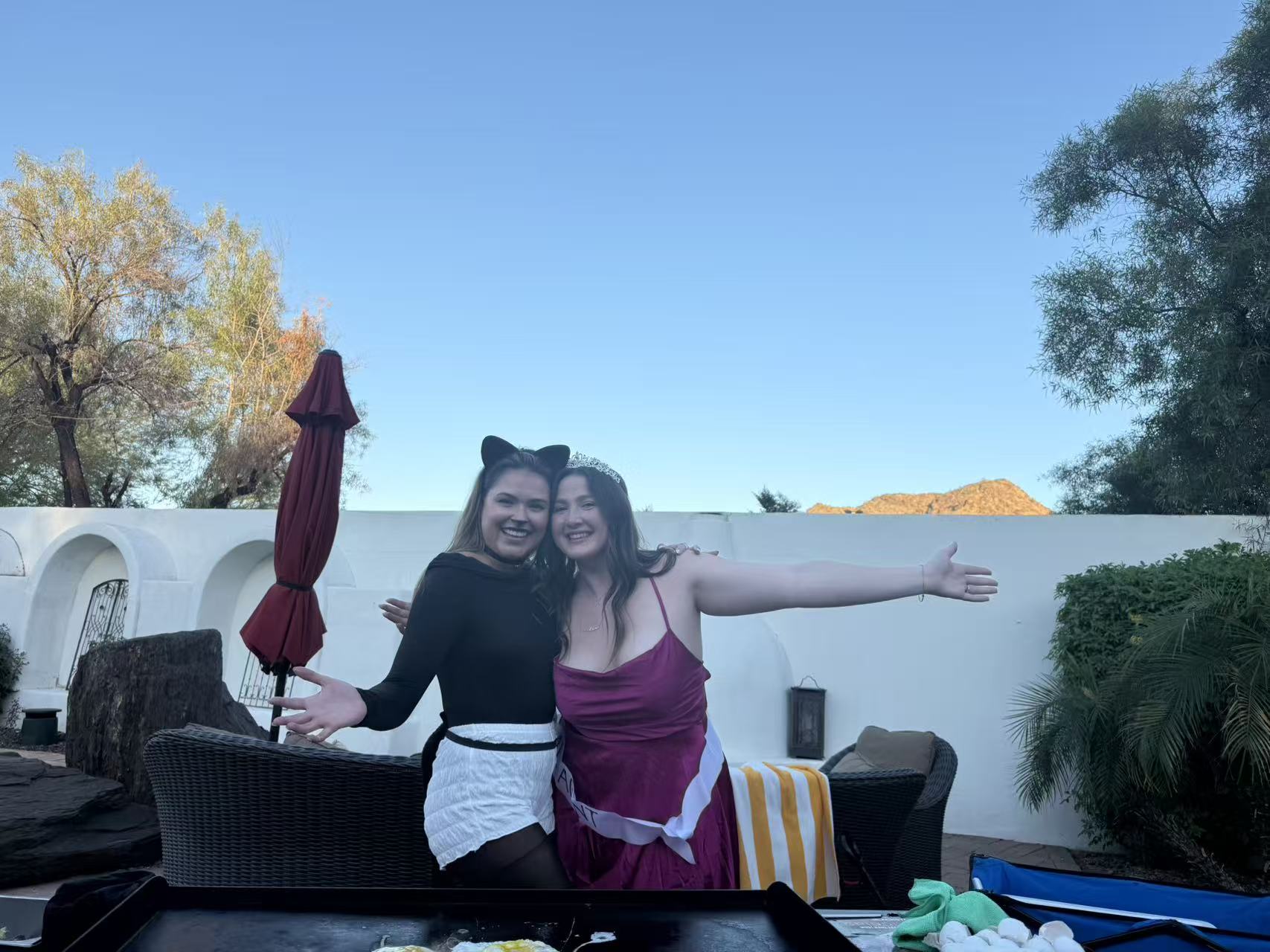 Private hibachi event setup in Arizona