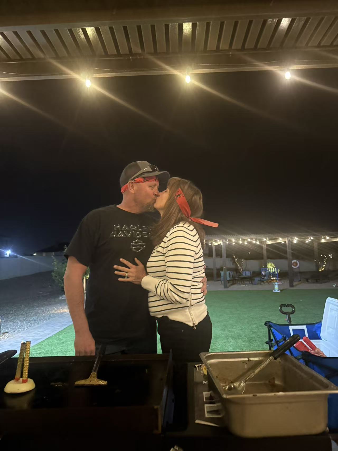 Fun guest moment during a Crazy Hibachi 4U event