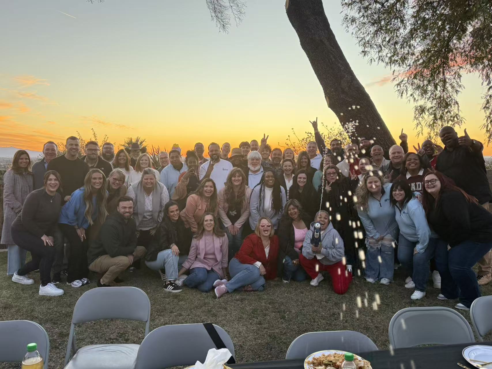Guests creating memories at a Crazy Hibachi 4U celebration