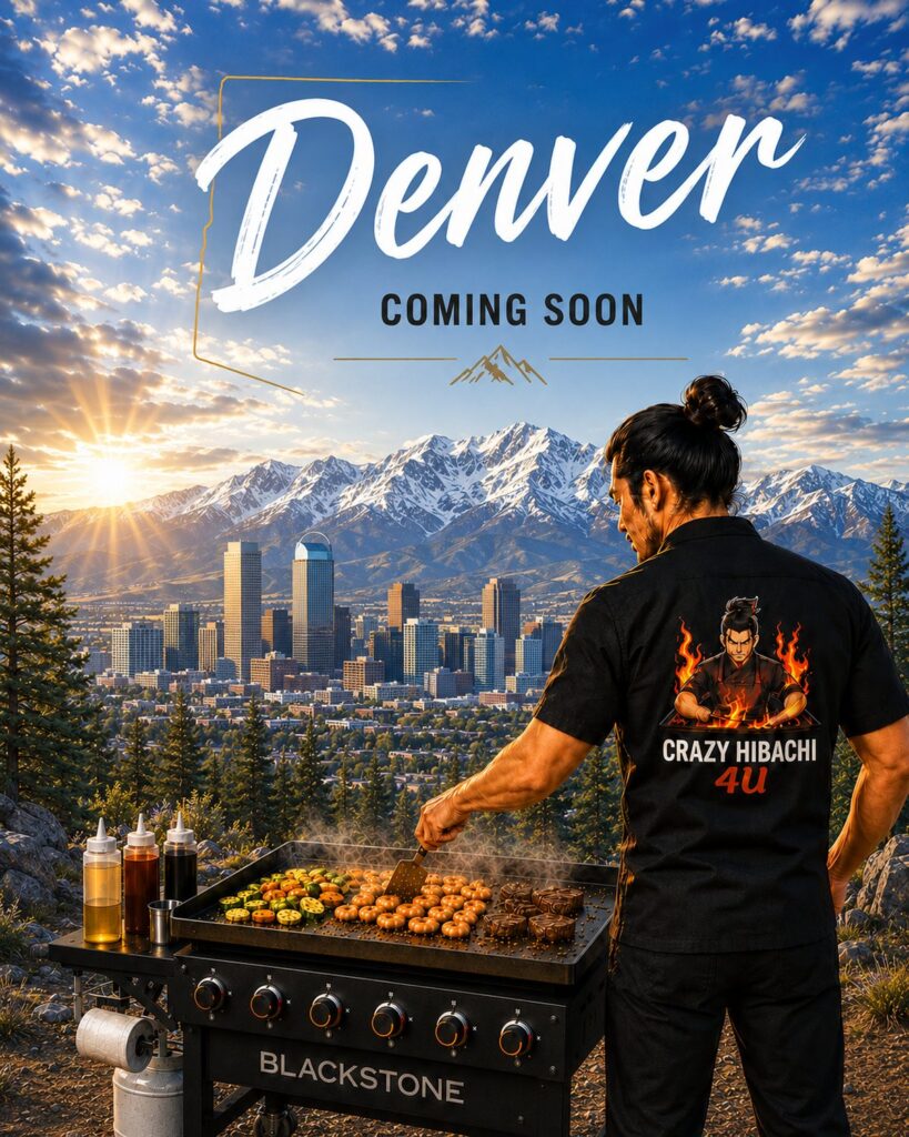 Crazy Hibachi 4U Denver mobile hibachi coming soon